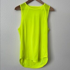 lululemon athletica Neon Yellow Tank Top